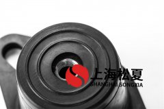 RM-120橡胶式减震器安装在煤气增压泵
